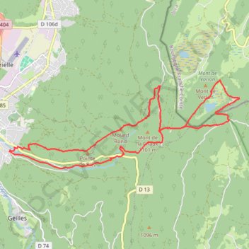 Trace GPS Pointe du Biez, itinéraire, parcours