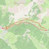 Trace GPS Ceillac - Les Chalmettes en raquettes, itinéraire, parcours