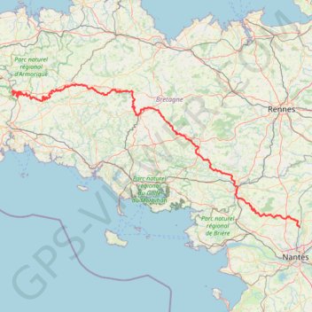 Trace GPS Nantes_a_brest, itinéraire, parcours