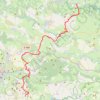 Trace GPS GR620 De Saint Côme d'Olt à Inières (Aveyron), itinéraire, parcours