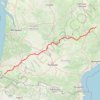 Trace GPS Voie du Puy - Via Podiensis, itinéraire, parcours