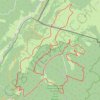 Trace GPS Les pistes de La Vattay (haut Jura), itinéraire, parcours