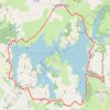 Trace GPS Autour du lac de Pareloup à vélo, itinéraire, parcours