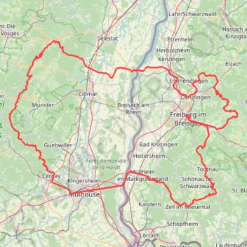 Trace GPS Foresta Nera - Alsazia v2, itinéraire, parcours