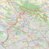 Trace GPS 70 km Foret de Montmorency avec Chateau de la Chasse et Etang Godard, itinéraire, parcours