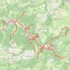 Trace GPS Les Faucons de la Loue à Ornans, itinéraire, parcours