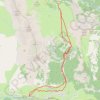 Trace GPS Névache, col des Thures, itinéraire, parcours