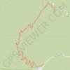 Trace GPS Bedford Peak, itinéraire, parcours