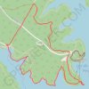 Trace GPS Lac de Pierre Percée, itinéraire, parcours