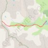 Trace GPS RSPG Col du Chardonnet, itinéraire, parcours