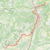 Trace GPS GR653D De Saint Geniez à Céreste (Alpes de Haute-Provence), itinéraire, parcours