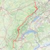 Trace GPS Grande Traversée du Jura à Vélo, itinéraire, parcours