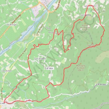 Trace GPS Plateau des Cailles, itinéraire, parcours