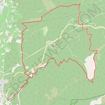 Trace GPS Les Bergeries Villes sur Auzon, itinéraire, parcours