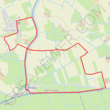 Trace GPS Circuit Beverdijk., itinéraire, parcours