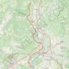 Trace GPS GR42 De Saint Montan (Ardèche) à Beaucaire (Gard), itinéraire, parcours