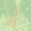 Trace GPS Tête du Pré des Saix, itinéraire, parcours