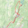 Trace GPS Barrages et lac de Coiselet - Thoirette, itinéraire, parcours