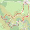 Trace GPS Blandas - Moulin de la Foux - Navacelles, itinéraire, parcours