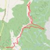 Trace GPS Bougnon - vers sentier de l'Agriotier, itinéraire, parcours