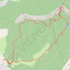 Trace GPS La dent de Moirans, itinéraire, parcours