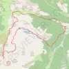 Trace GPS Pic Rouge de Bassiès depuis Auzat, itinéraire, parcours