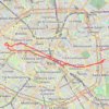 Trace GPS Paris est-ouest-est, itinéraire, parcours