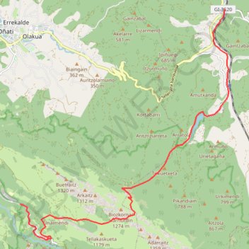 Trace GPS Route des 3 temples, itinéraire, parcours