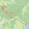 Trace GPS Barrage de Roselend par la piste du Bersend, itinéraire, parcours