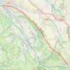 Trace GPS De Pau à Lourdes par les chemins, itinéraire, parcours