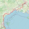Trace GPS Courthézon (84350), Vaucluse, Provence-Alpes-Côte d'Azur, France - Cerbère (66290), Pyrénées-Orientales, Occitanie, France, itinéraire, parcours