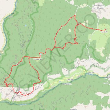 Trace GPS Gorges du Tarn 4-16135143, itinéraire, parcours