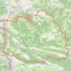 Trace GPS Des bosses du Plantaurel au sentier Cathare, itinéraire, parcours