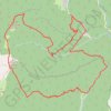 Trace GPS Crête des Charmilles par le Couloir du Four depuis la Chartreuse de Curière, itinéraire, parcours