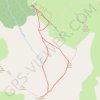 Trace GPS Pique d'Endron par le créneau d'Endron, itinéraire, parcours