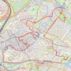Trace GPS Strasbourg à pied, itinéraire, parcours