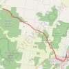 Trace GPS Maldon - Castlemaine - Railway Track, itinéraire, parcours