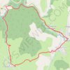 Trace GPS Randonnée au Bleymard en Lozère, itinéraire, parcours