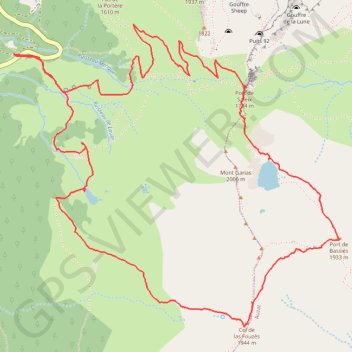 Trace GPS Etang de Bassies, itinéraire, parcours