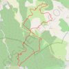 Trace GPS De Salernes à Aups par le Trou du Diable, itinéraire, parcours