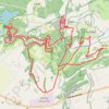 Trace GPS Trail de l'Eau blanche 2019 - TEB 34 km, itinéraire, parcours