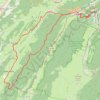 Trace GPS Circuit VTTAE - les Hautes Combes, itinéraire, parcours