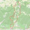 Trace GPS GRP Bourgueil par Gizeux, itinéraire, parcours