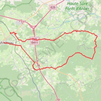 Trace GPS AC Neufchâteau 2022, itinéraire, parcours