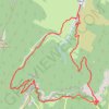 Trace GPS Tour des Rochers de la Truite, itinéraire, parcours