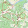 Trace GPS Grézillac - Naujean - Branne, itinéraire, parcours