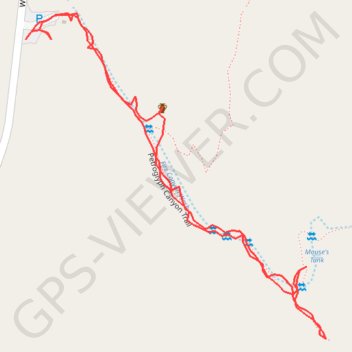 Trace GPS Mouse's Tank, itinéraire, parcours