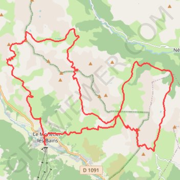 Trace GPS Serre Che Trail 2022 45 km, itinéraire, parcours