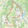 Trace GPS Le belvédère de Vertrieu, itinéraire, parcours