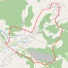 Trace GPS Chapelle Saint-Bernard - Aurignac, itinéraire, parcours